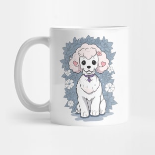 Floral Poodle's Enchantment Mug